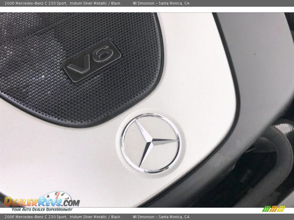2006 Mercedes-Benz C 230 Sport Iridium Silver Metallic / Black Photo #29