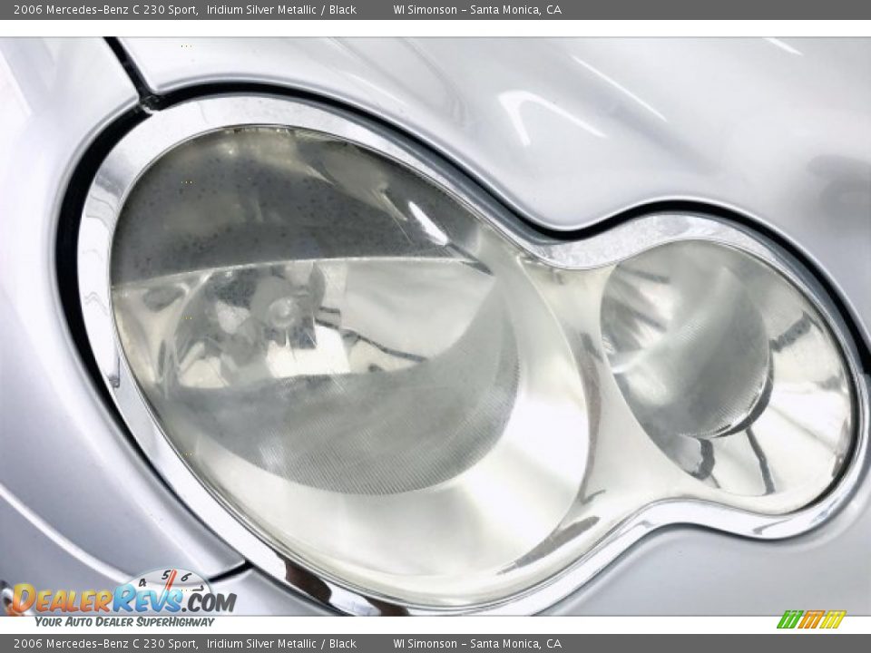 2006 Mercedes-Benz C 230 Sport Iridium Silver Metallic / Black Photo #30