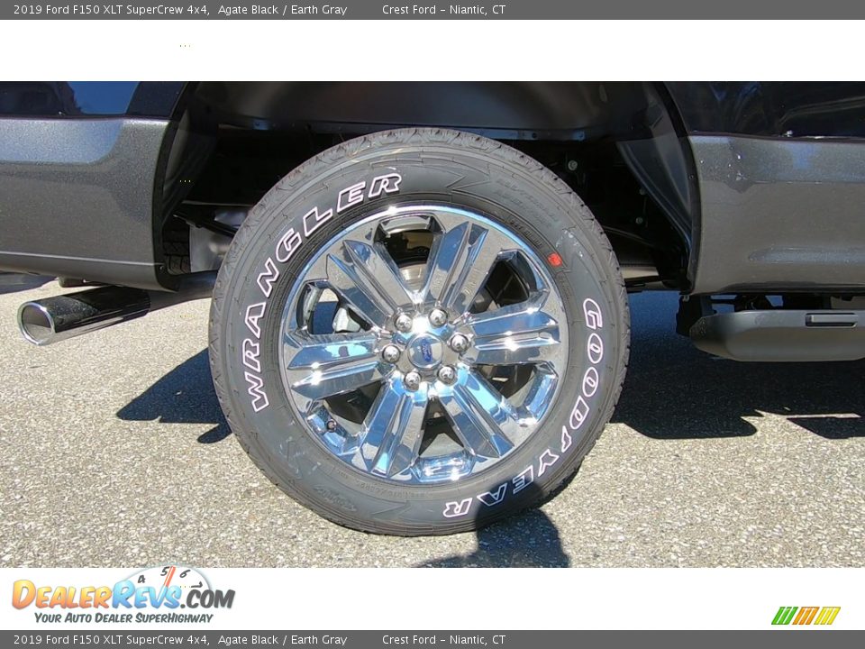2019 Ford F150 XLT SuperCrew 4x4 Agate Black / Earth Gray Photo #21