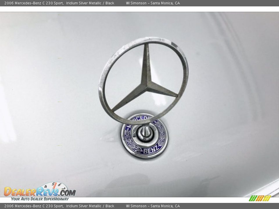 2006 Mercedes-Benz C 230 Sport Iridium Silver Metallic / Black Photo #31