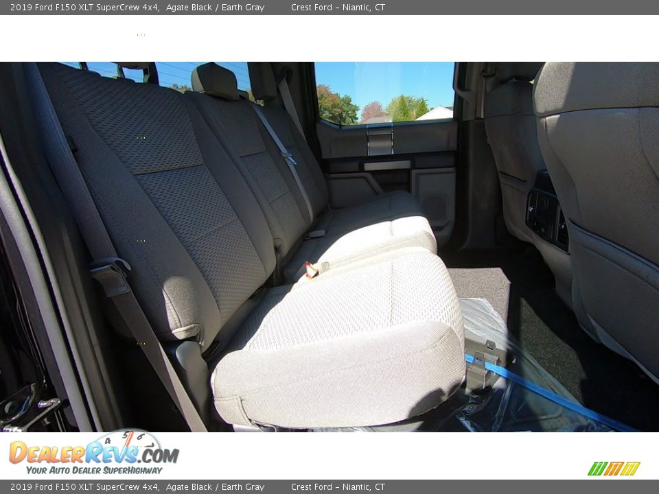 2019 Ford F150 XLT SuperCrew 4x4 Agate Black / Earth Gray Photo #22