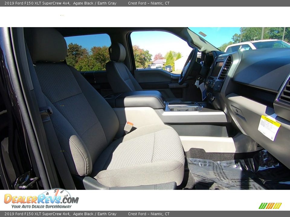 2019 Ford F150 XLT SuperCrew 4x4 Agate Black / Earth Gray Photo #23