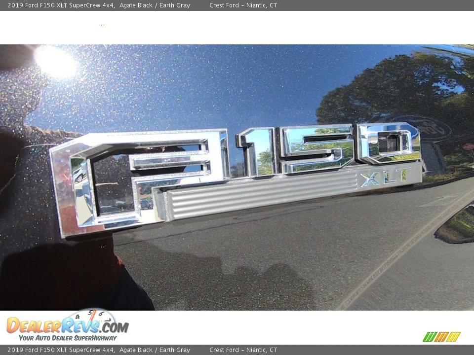 2019 Ford F150 XLT SuperCrew 4x4 Agate Black / Earth Gray Photo #25