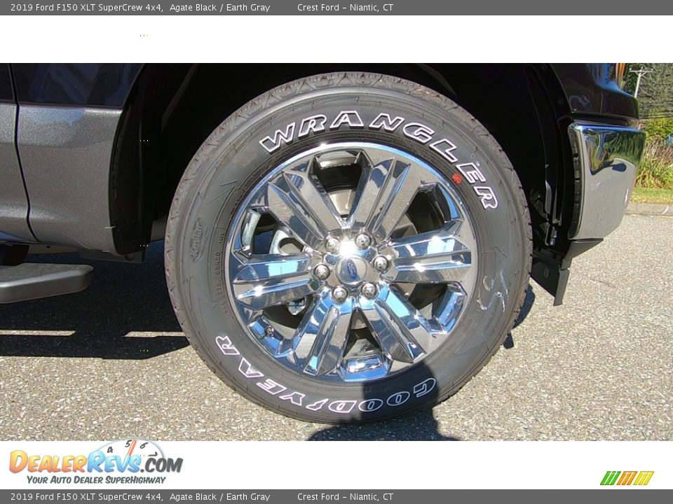 2019 Ford F150 XLT SuperCrew 4x4 Agate Black / Earth Gray Photo #26