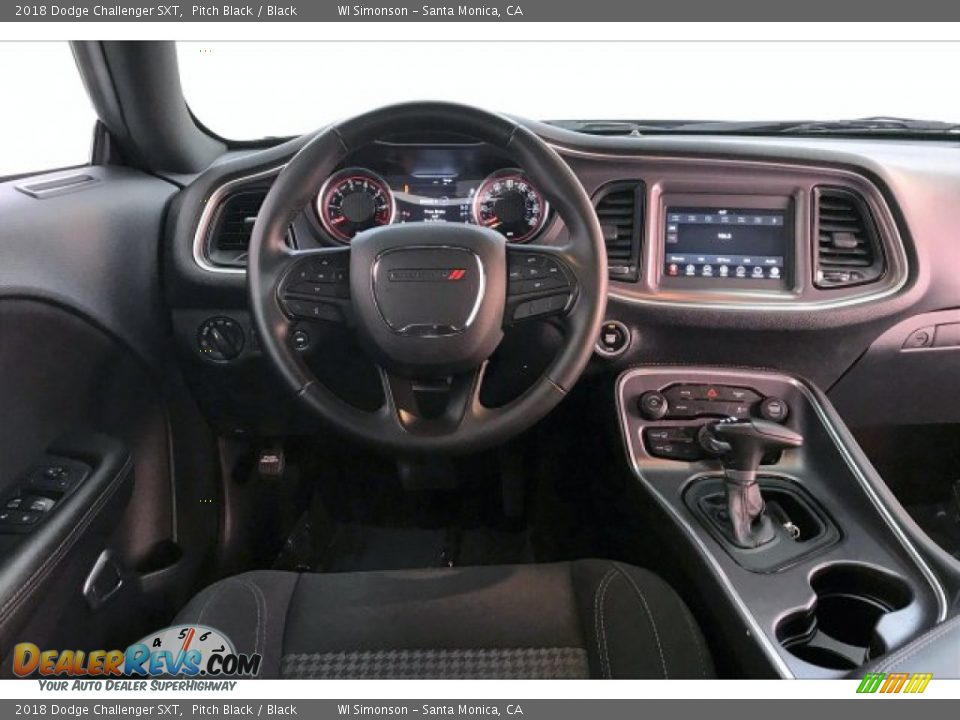 2018 Dodge Challenger SXT Pitch Black / Black Photo #4