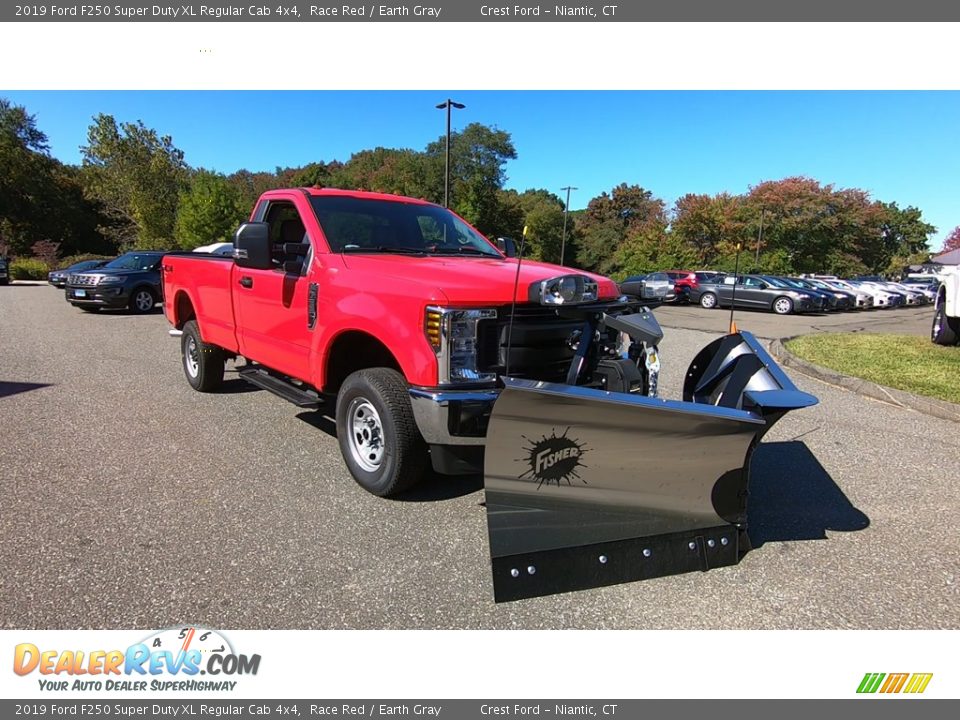 2019 Ford F250 Super Duty XL Regular Cab 4x4 Race Red / Earth Gray Photo #1