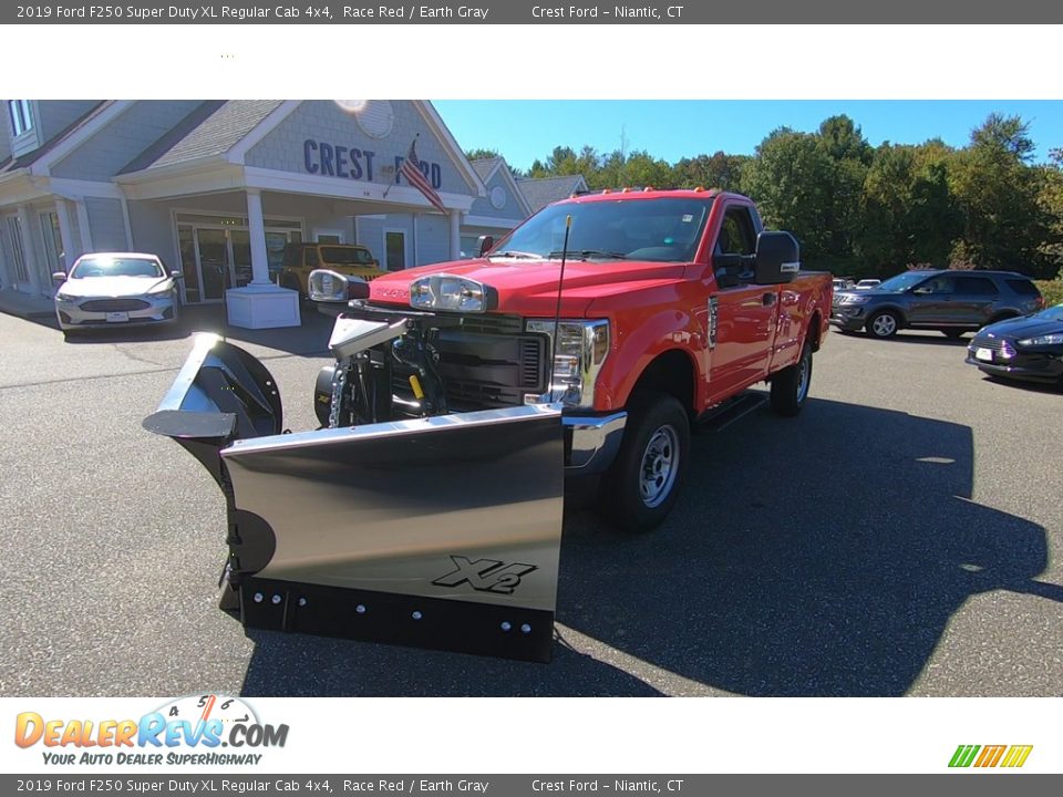 2019 Ford F250 Super Duty XL Regular Cab 4x4 Race Red / Earth Gray Photo #3