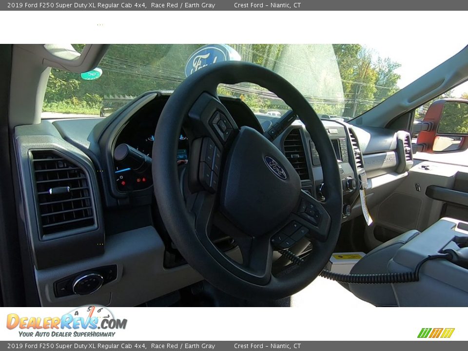 2019 Ford F250 Super Duty XL Regular Cab 4x4 Race Red / Earth Gray Photo #10