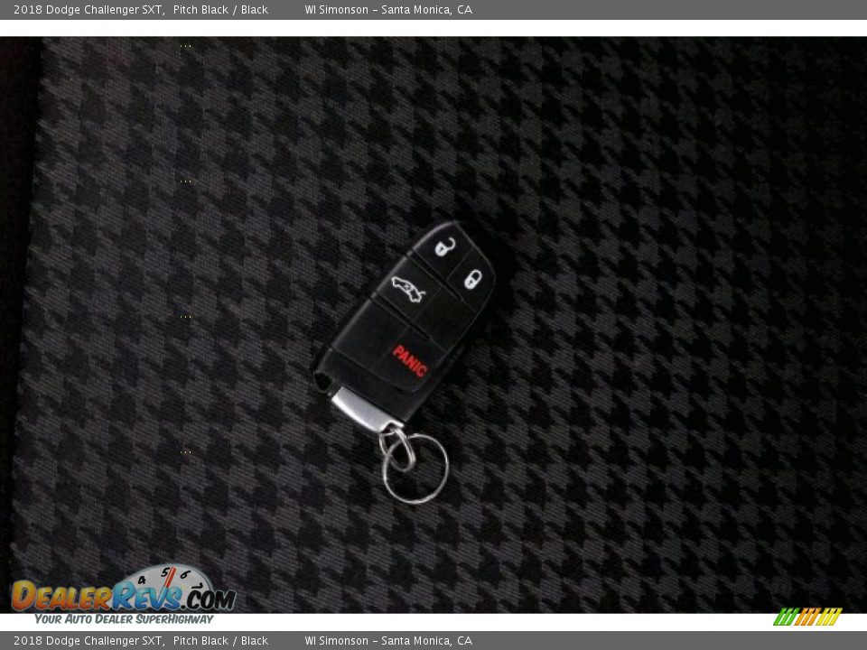 2018 Dodge Challenger SXT Pitch Black / Black Photo #11