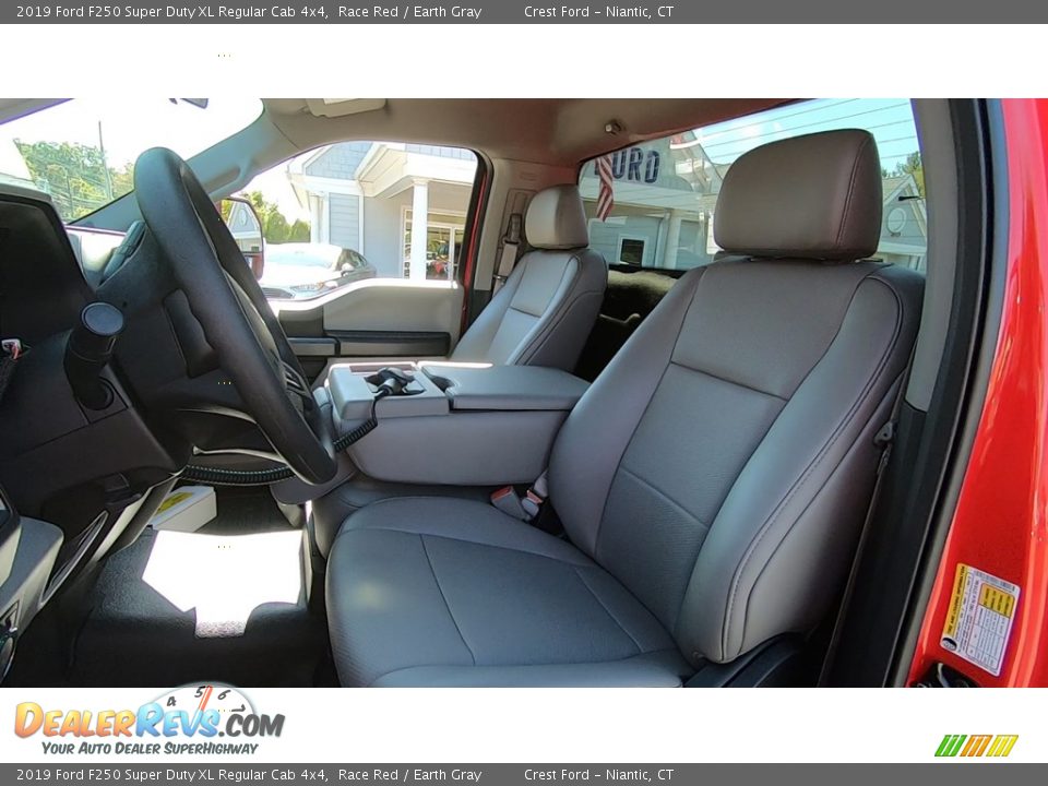 2019 Ford F250 Super Duty XL Regular Cab 4x4 Race Red / Earth Gray Photo #11