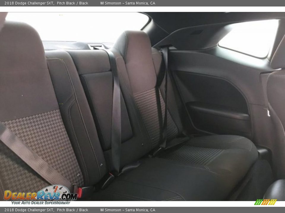 2018 Dodge Challenger SXT Pitch Black / Black Photo #13