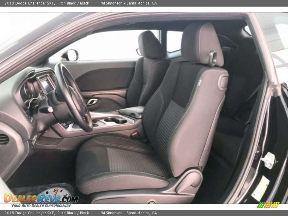 2018 Dodge Challenger SXT Pitch Black / Black Photo #14