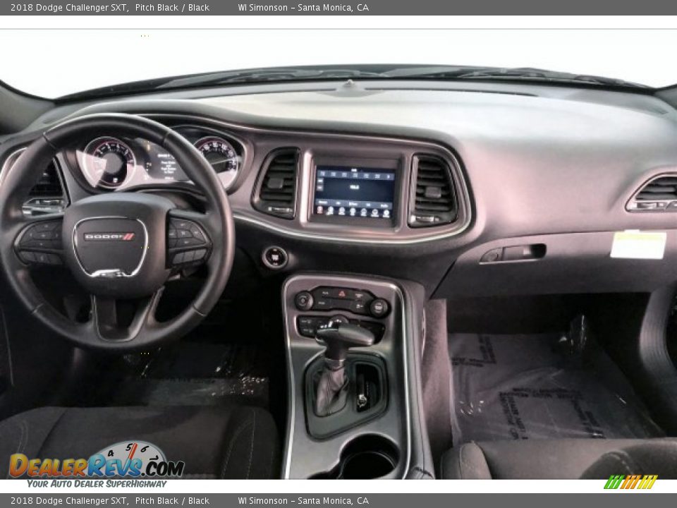 2018 Dodge Challenger SXT Pitch Black / Black Photo #17