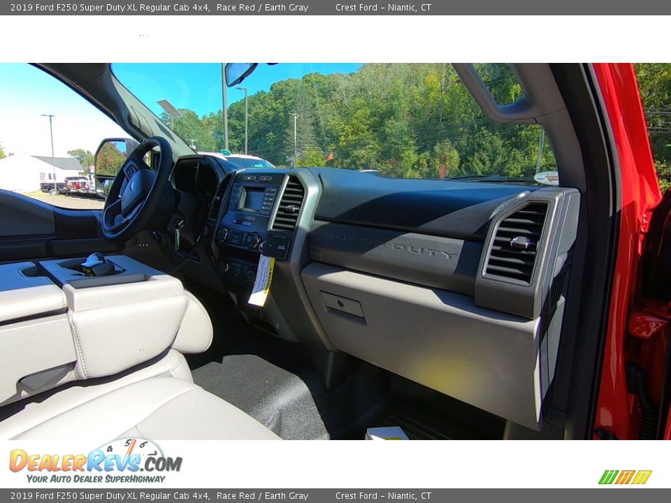 2019 Ford F250 Super Duty XL Regular Cab 4x4 Race Red / Earth Gray Photo #22