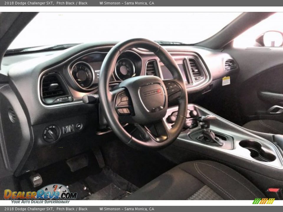 2018 Dodge Challenger SXT Pitch Black / Black Photo #22