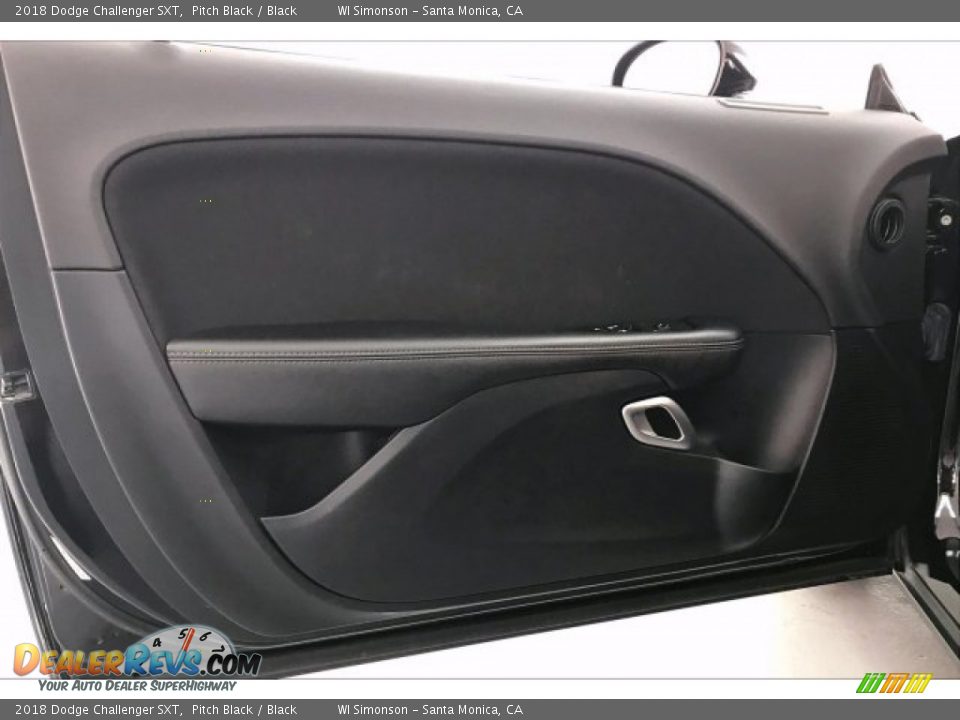 2018 Dodge Challenger SXT Pitch Black / Black Photo #25
