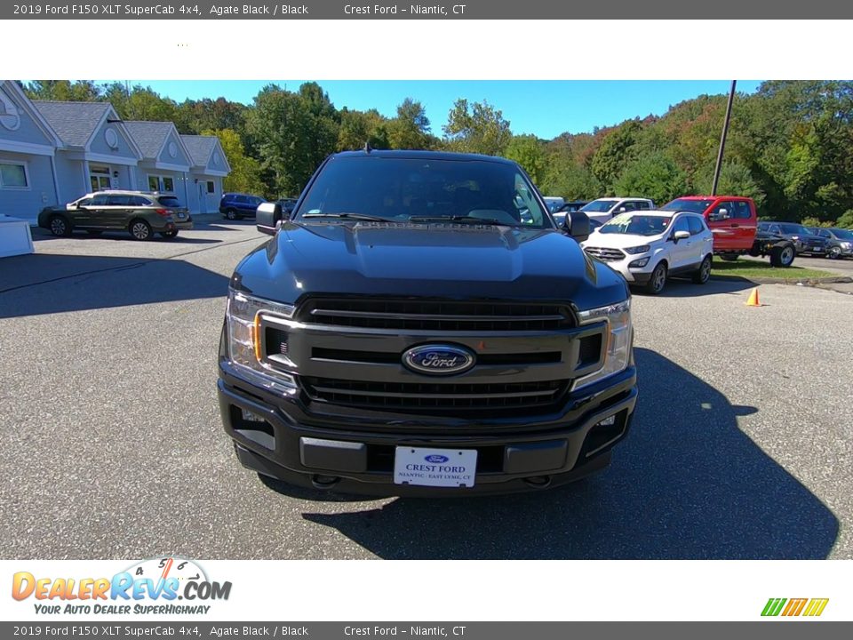 2019 Ford F150 XLT SuperCab 4x4 Agate Black / Black Photo #2