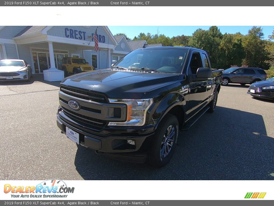2019 Ford F150 XLT SuperCab 4x4 Agate Black / Black Photo #3