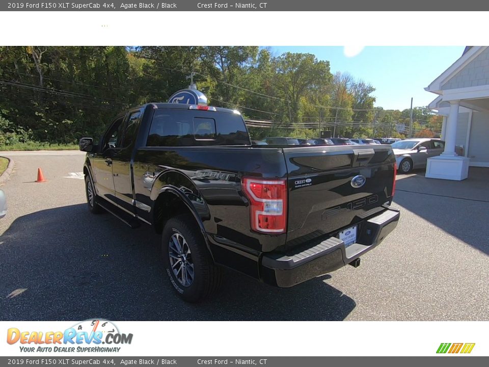 2019 Ford F150 XLT SuperCab 4x4 Agate Black / Black Photo #5