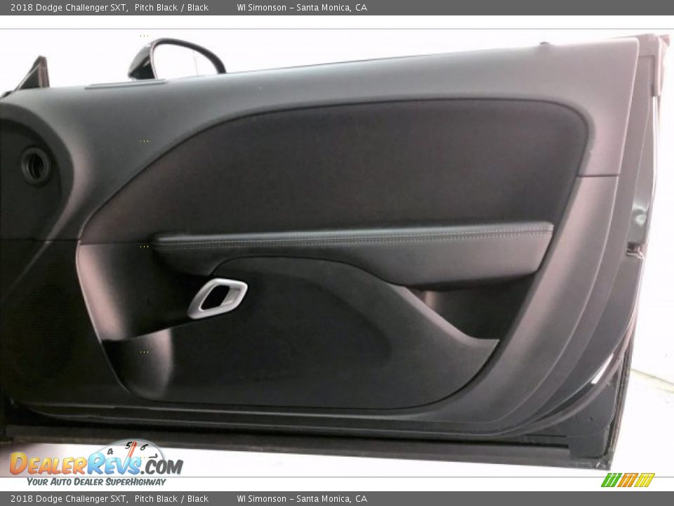 2018 Dodge Challenger SXT Pitch Black / Black Photo #28