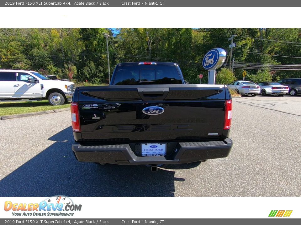 2019 Ford F150 XLT SuperCab 4x4 Agate Black / Black Photo #6