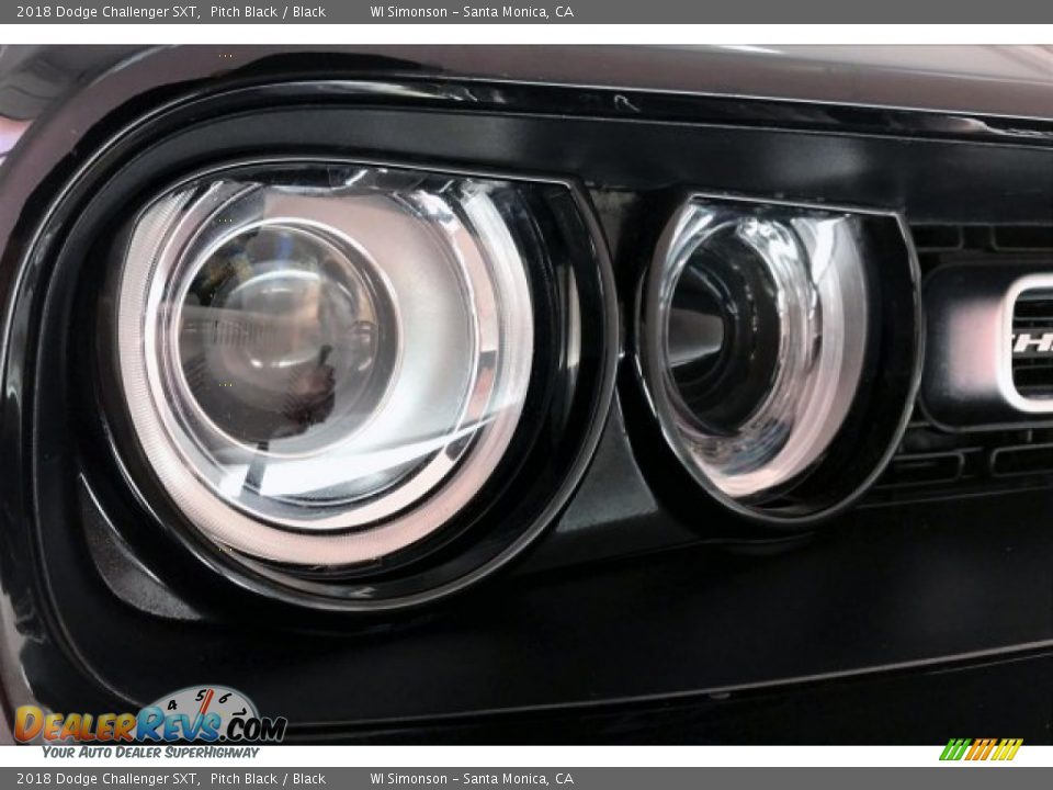 2018 Dodge Challenger SXT Pitch Black / Black Photo #30