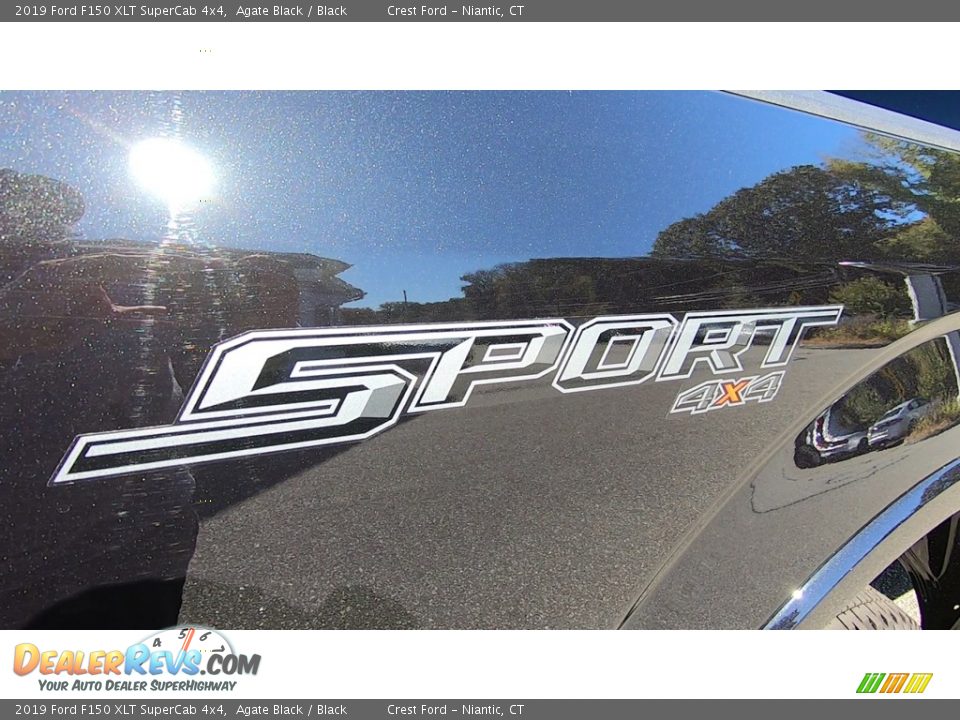 2019 Ford F150 XLT SuperCab 4x4 Agate Black / Black Photo #9