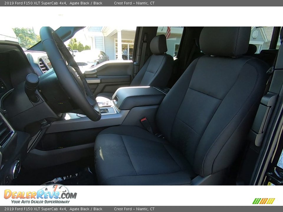 2019 Ford F150 XLT SuperCab 4x4 Agate Black / Black Photo #11
