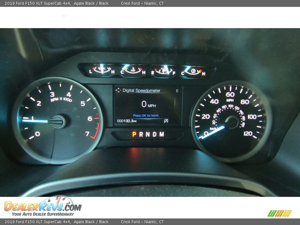 2019 Ford F150 XLT SuperCab 4x4 Agate Black / Black Photo #13
