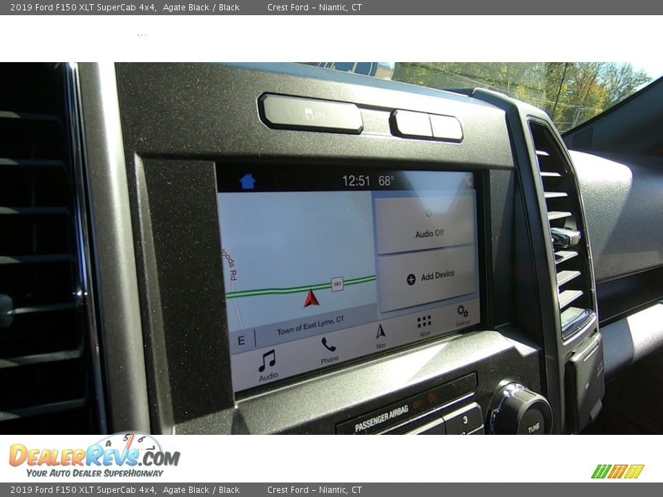 2019 Ford F150 XLT SuperCab 4x4 Agate Black / Black Photo #14