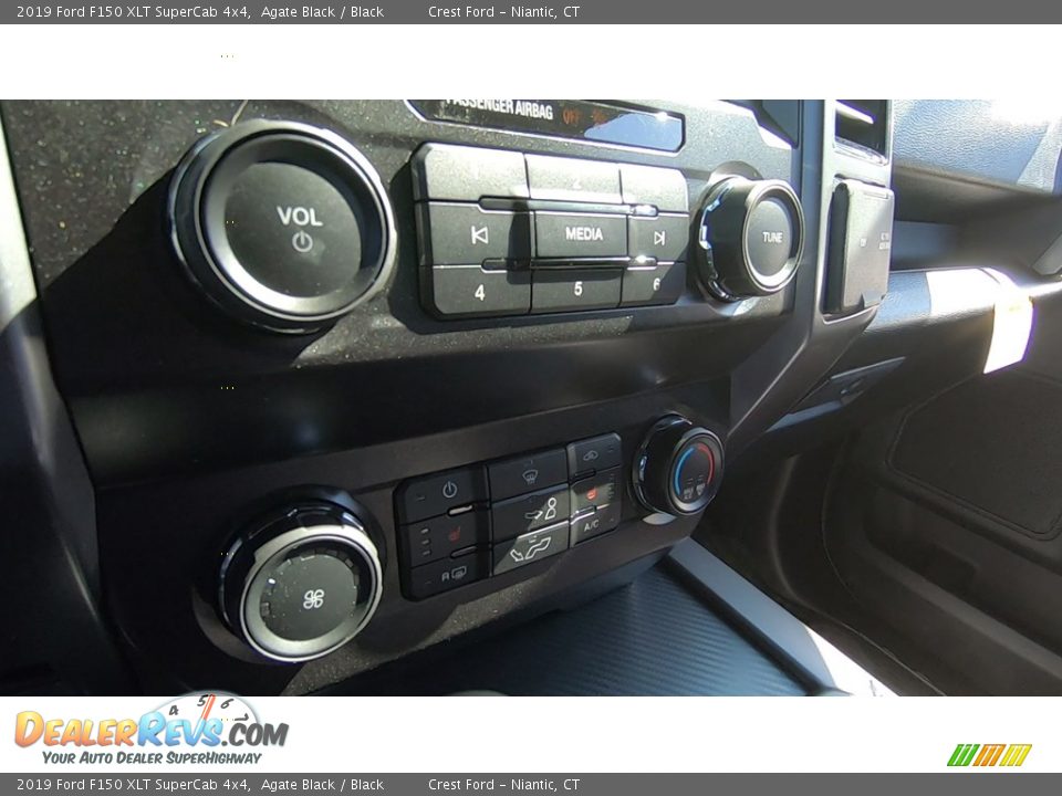 2019 Ford F150 XLT SuperCab 4x4 Agate Black / Black Photo #15