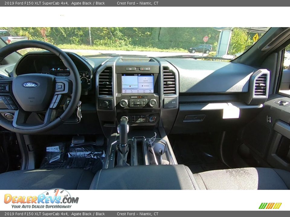 2019 Ford F150 XLT SuperCab 4x4 Agate Black / Black Photo #19