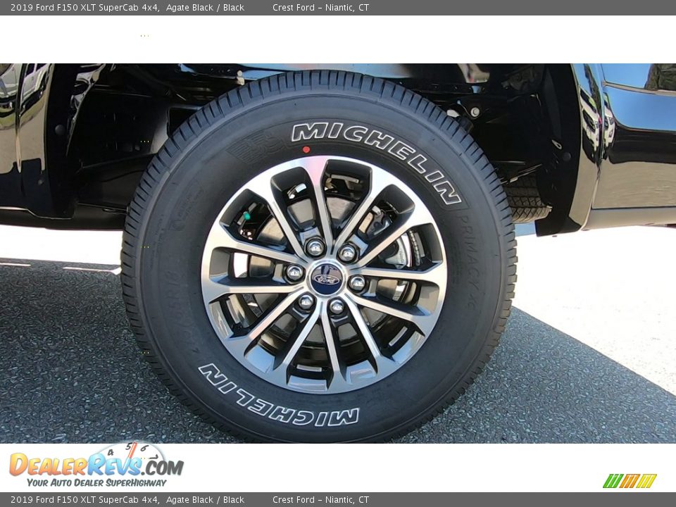 2019 Ford F150 XLT SuperCab 4x4 Agate Black / Black Photo #20