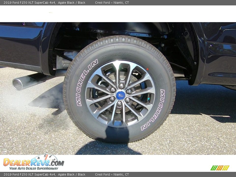 2019 Ford F150 XLT SuperCab 4x4 Agate Black / Black Photo #22