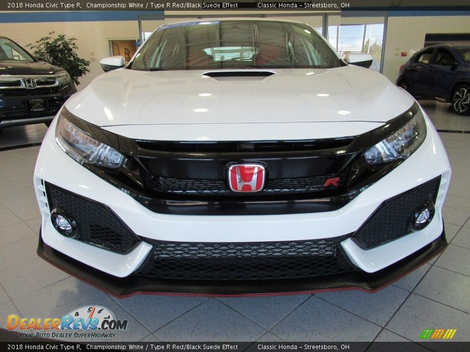 2018 Honda Civic Type R Championship White / Type R Red/Black Suede Effect Photo #13