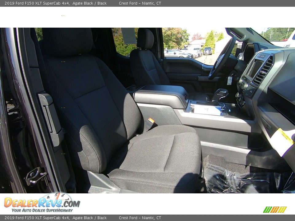 2019 Ford F150 XLT SuperCab 4x4 Agate Black / Black Photo #24