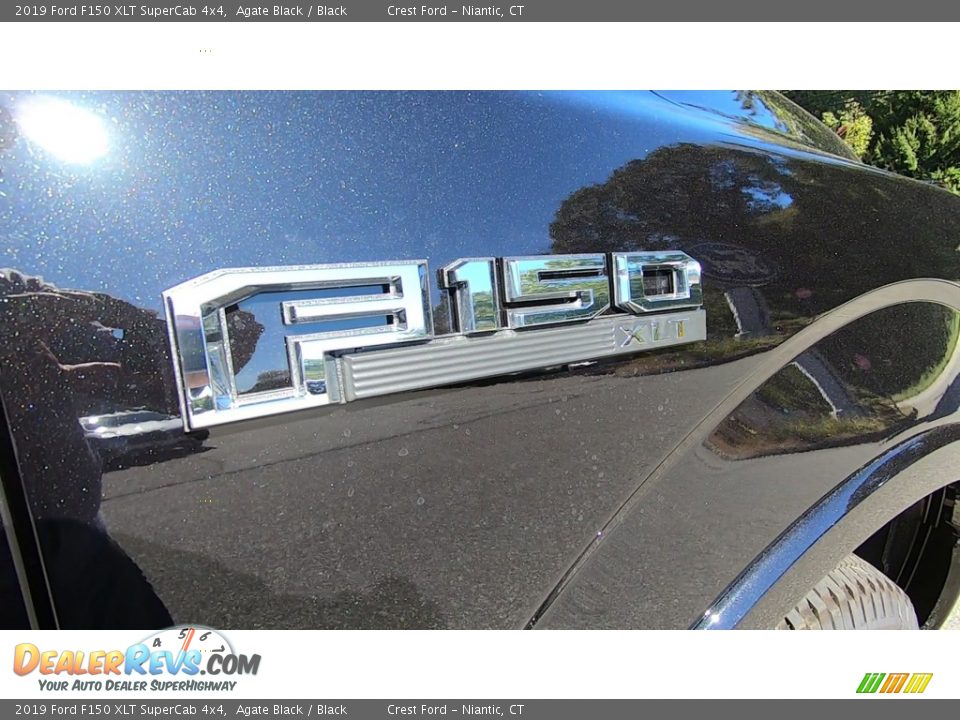 2019 Ford F150 XLT SuperCab 4x4 Agate Black / Black Photo #26