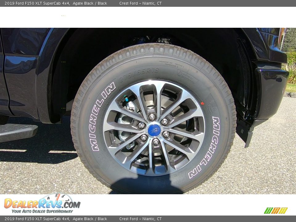 2019 Ford F150 XLT SuperCab 4x4 Agate Black / Black Photo #27