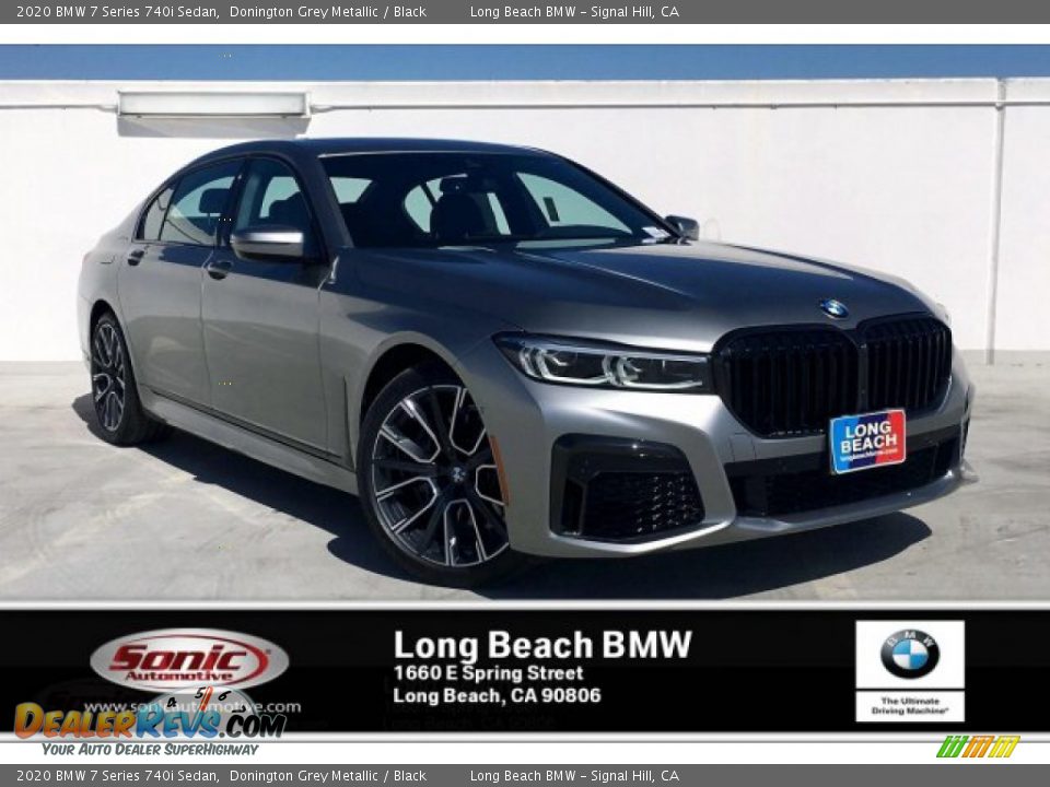 2020 BMW 7 Series 740i Sedan Donington Grey Metallic / Black Photo #1