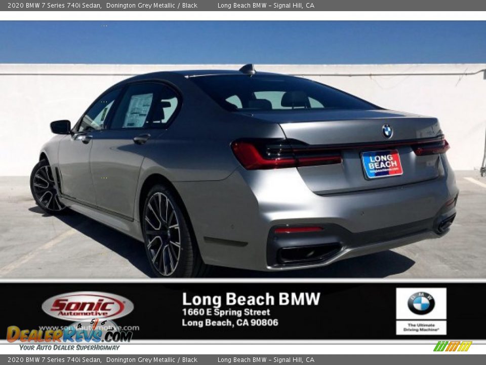 2020 BMW 7 Series 740i Sedan Donington Grey Metallic / Black Photo #2