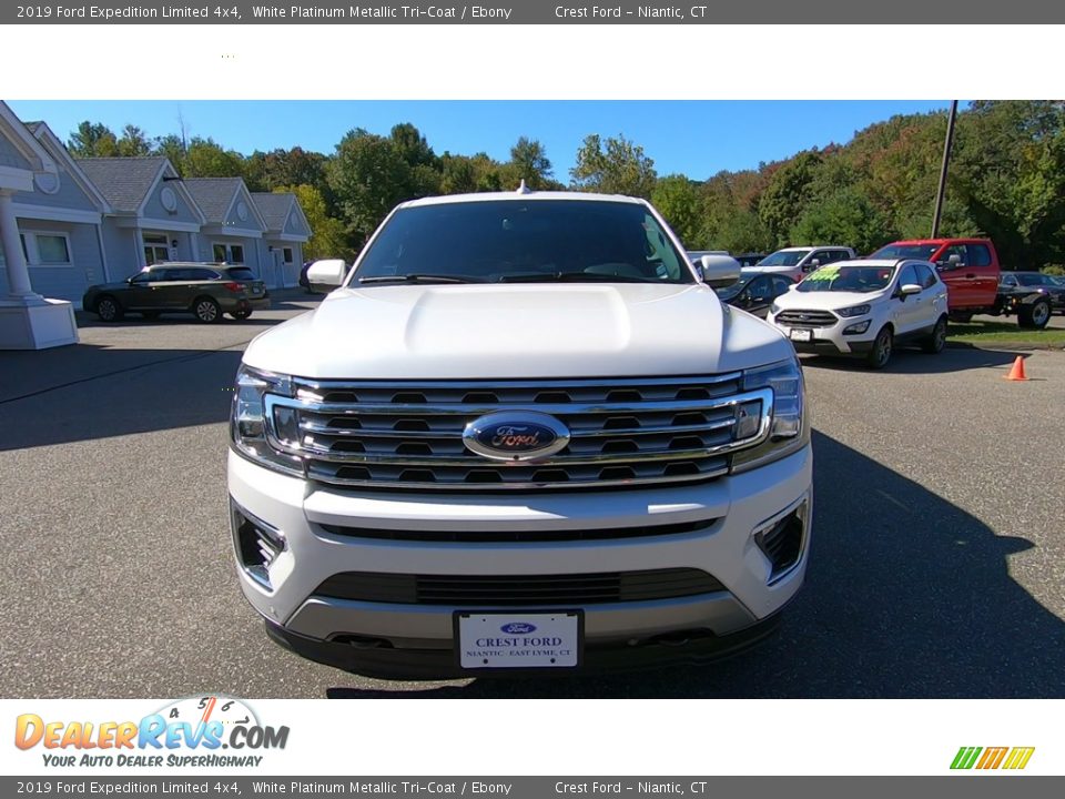 2019 Ford Expedition Limited 4x4 White Platinum Metallic Tri-Coat / Ebony Photo #2