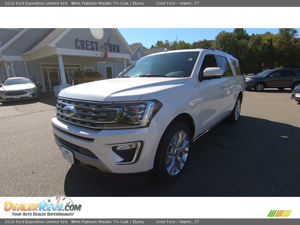 2019 Ford Expedition Limited 4x4 White Platinum Metallic Tri-Coat / Ebony Photo #3