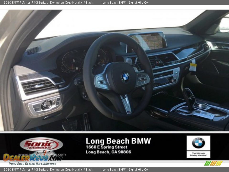 2020 BMW 7 Series 740i Sedan Donington Grey Metallic / Black Photo #4