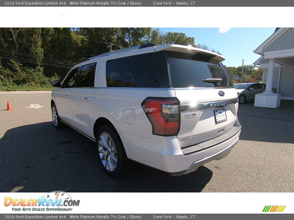 2019 Ford Expedition Limited 4x4 White Platinum Metallic Tri-Coat / Ebony Photo #5