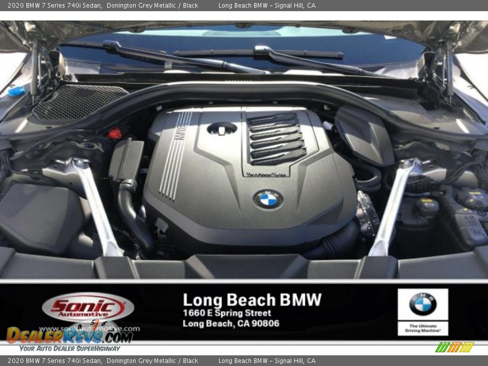 2020 BMW 7 Series 740i Sedan Donington Grey Metallic / Black Photo #8