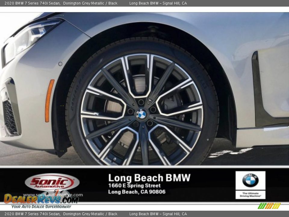 2020 BMW 7 Series 740i Sedan Donington Grey Metallic / Black Photo #9