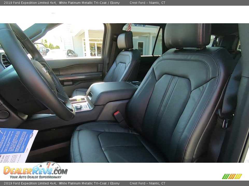 2019 Ford Expedition Limited 4x4 White Platinum Metallic Tri-Coat / Ebony Photo #11