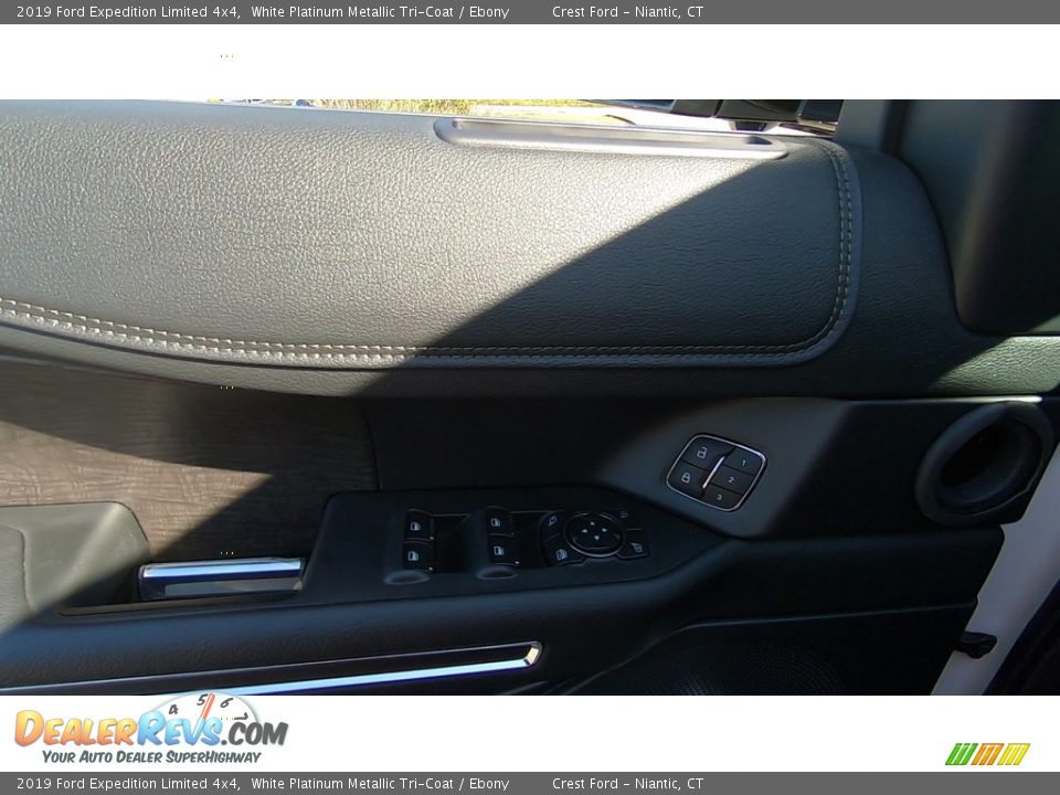 2019 Ford Expedition Limited 4x4 White Platinum Metallic Tri-Coat / Ebony Photo #12