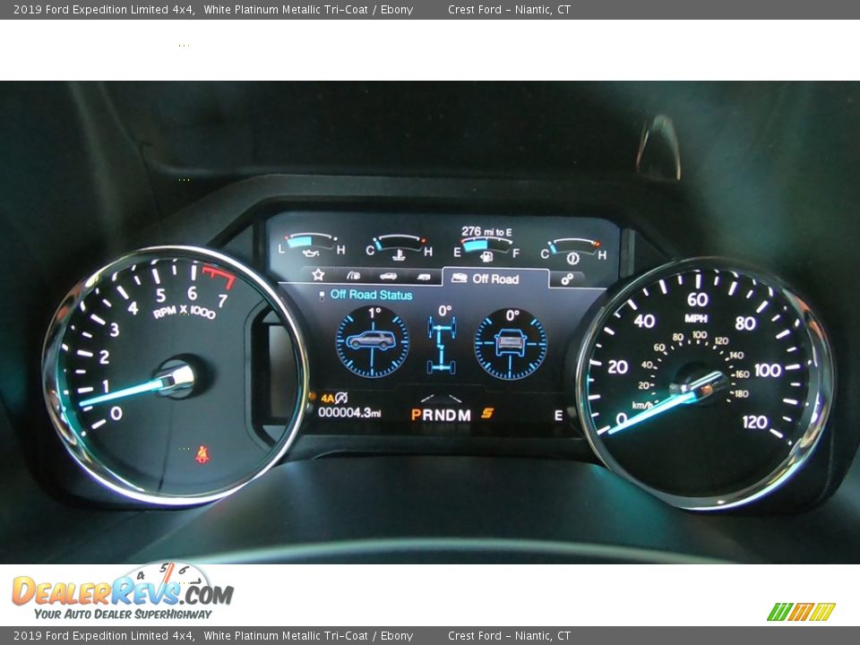 2019 Ford Expedition Limited 4x4 White Platinum Metallic Tri-Coat / Ebony Photo #13