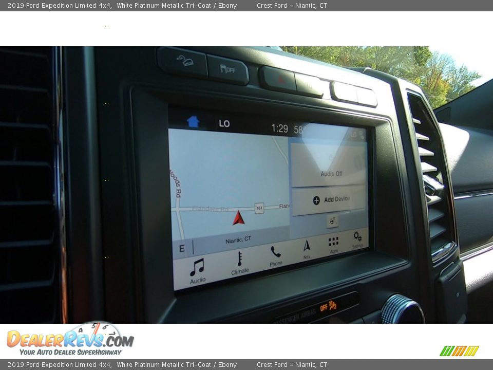 2019 Ford Expedition Limited 4x4 White Platinum Metallic Tri-Coat / Ebony Photo #14